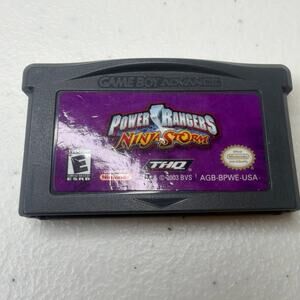 Power Rangers Ninja Storm (Nintendo Gameboy Advance) Authentic